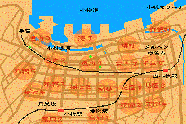 otaru map